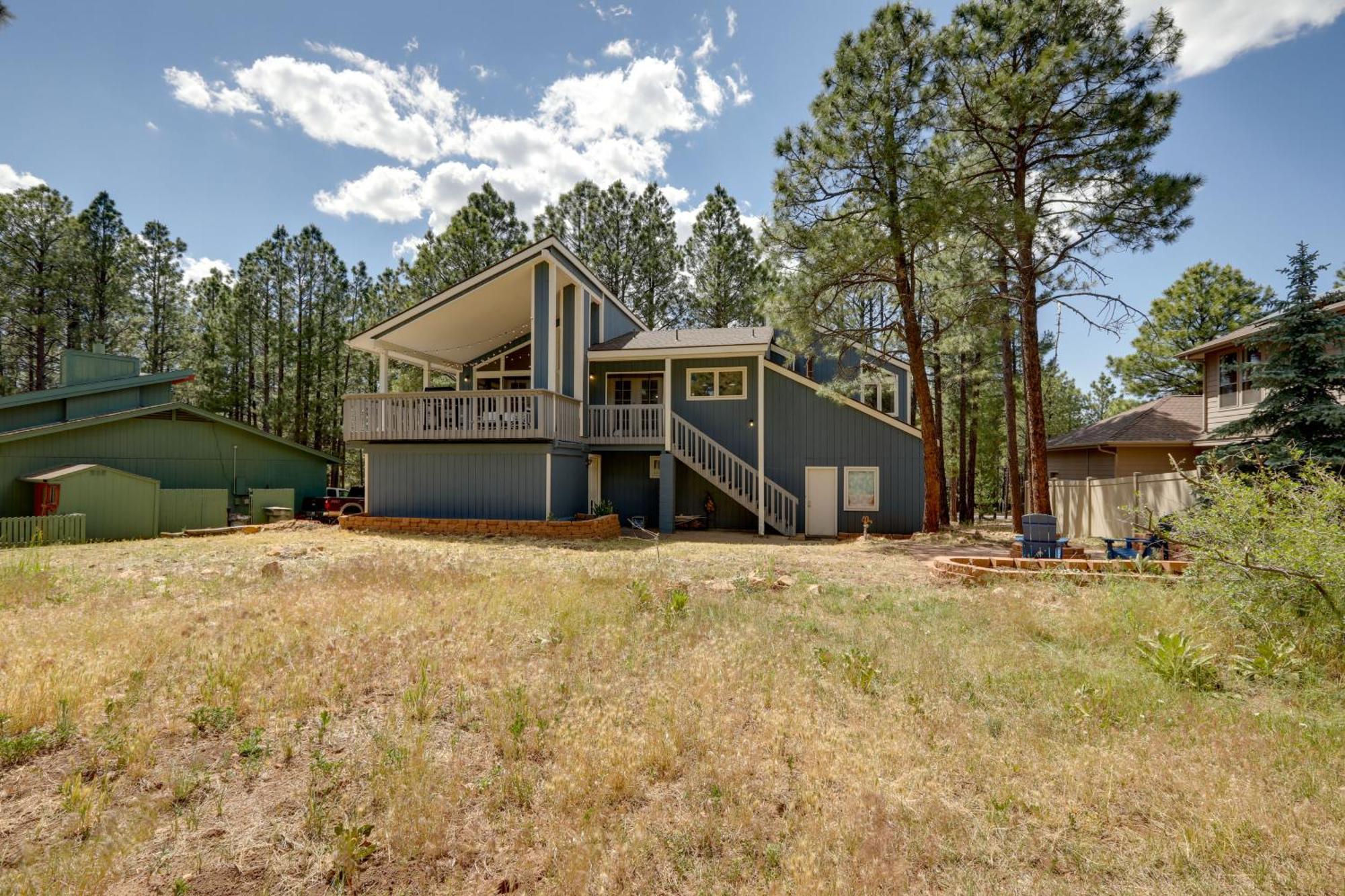 Flagstaff Home With Patio And Fire Pit 4 Mi To Town! Exterior foto